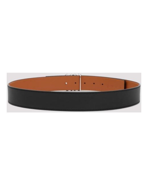 Loewe Brown Reversible Anagram Belt 4Cm