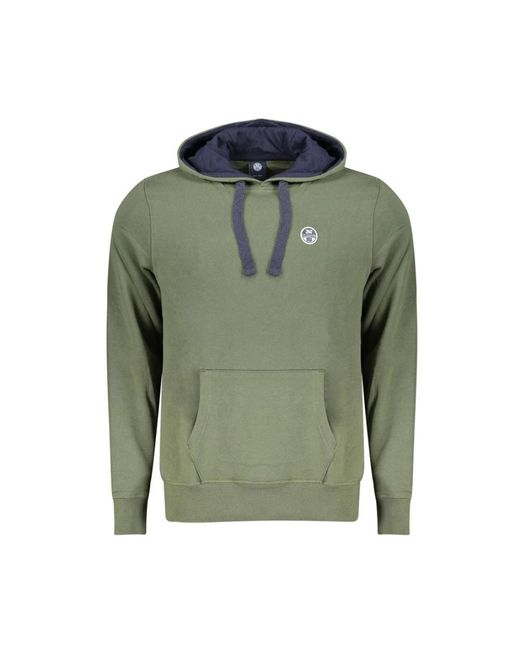 North Sails Green Hoodies for men