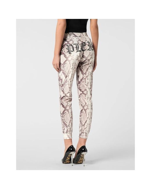 Philipp Plein Natural Jogginghose Python