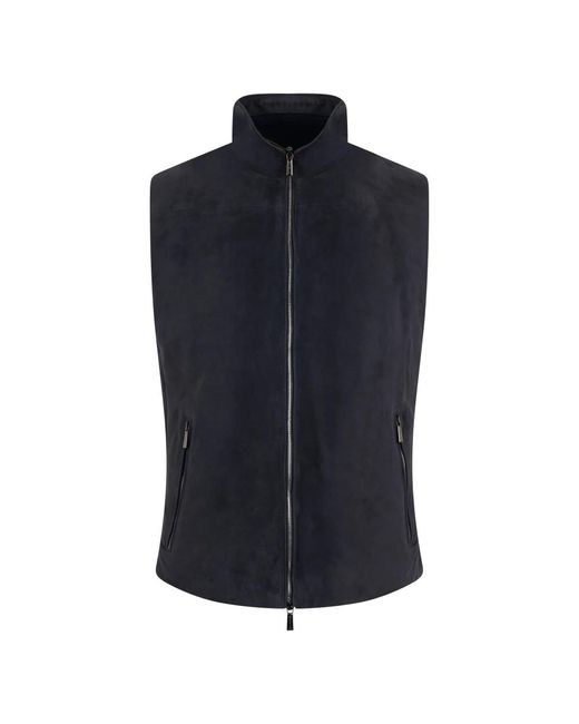 Moorer Blue Waistcoats for men