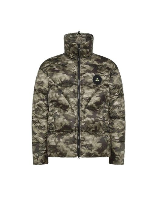 Peuterey Green Down Jackets for men
