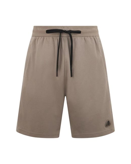 Moose Knuckles Gray Casual Shorts for men