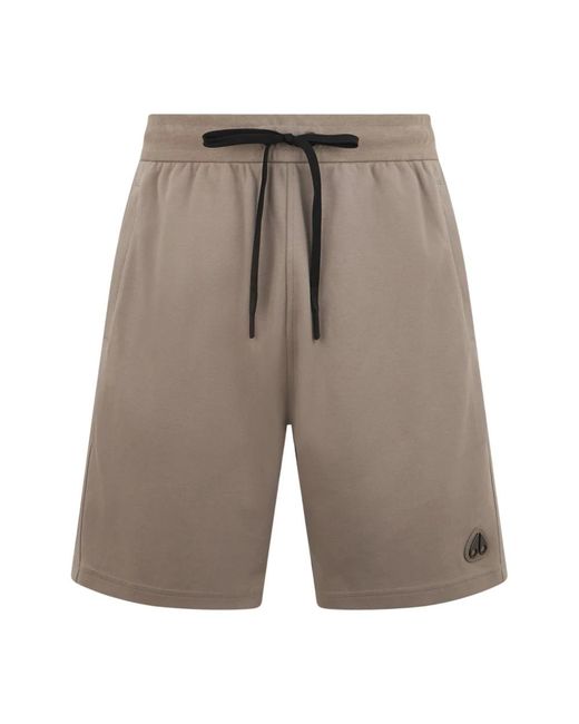 Moose Knuckles Gray Casual Shorts for men