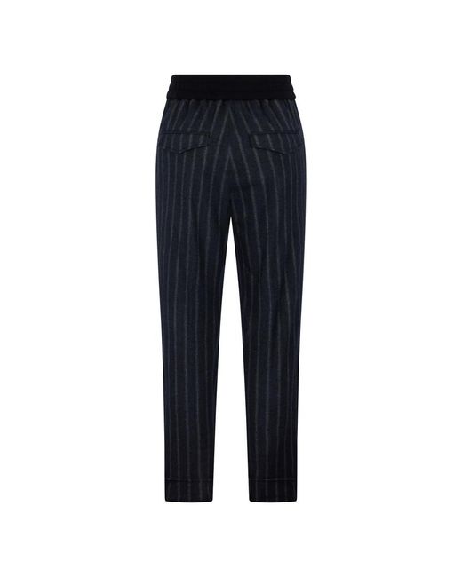 Peserico Blue Tapered Trousers