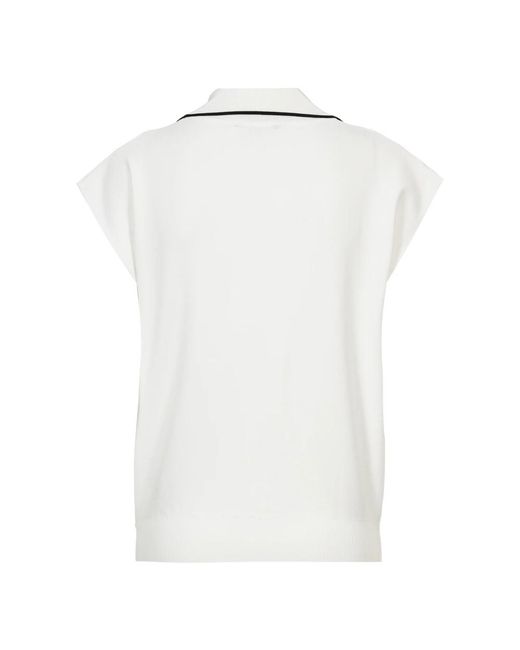 Tuzzi White Pulli College Chic