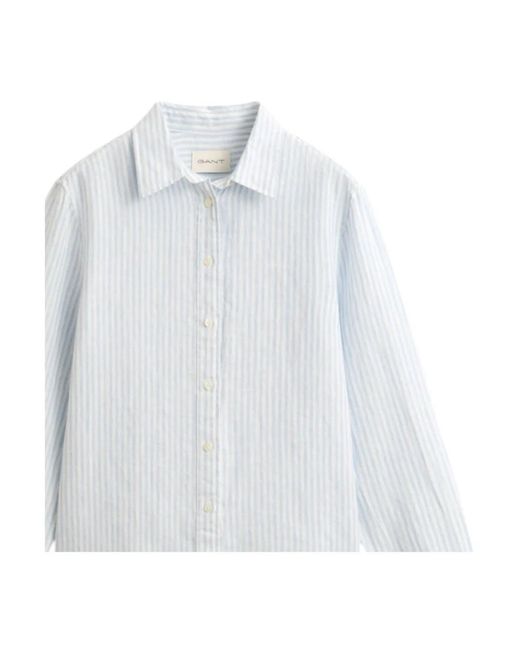 Shirts Gant de color White