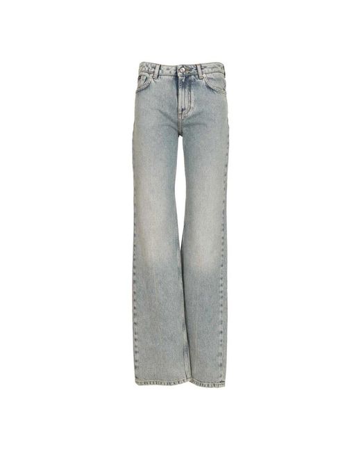 Dolce & Gabbana Gray Flared Jeans