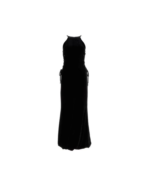 Alessandra Rich Black Maxi Dresses