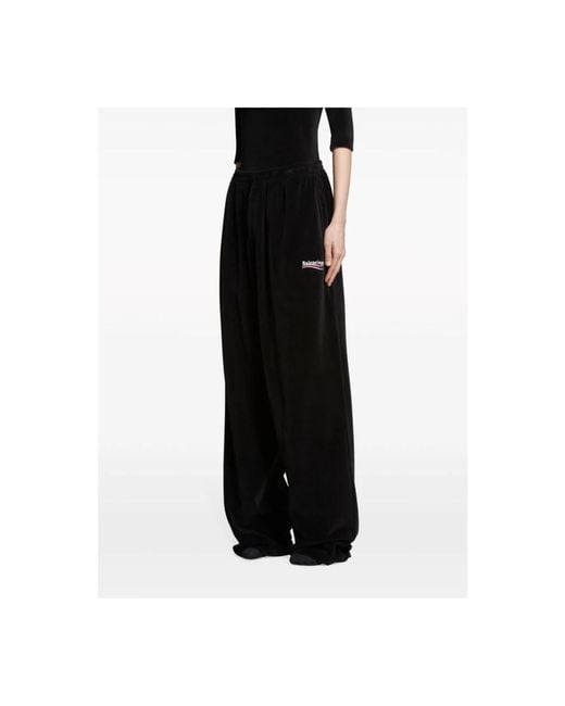 Balenciaga Black Wide Trousers