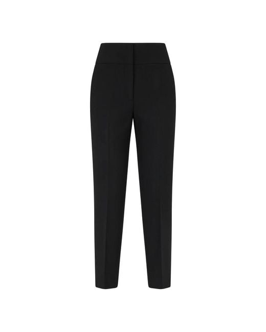Peserico Black Straight-Leg Hose Mit Gesäßtaschen