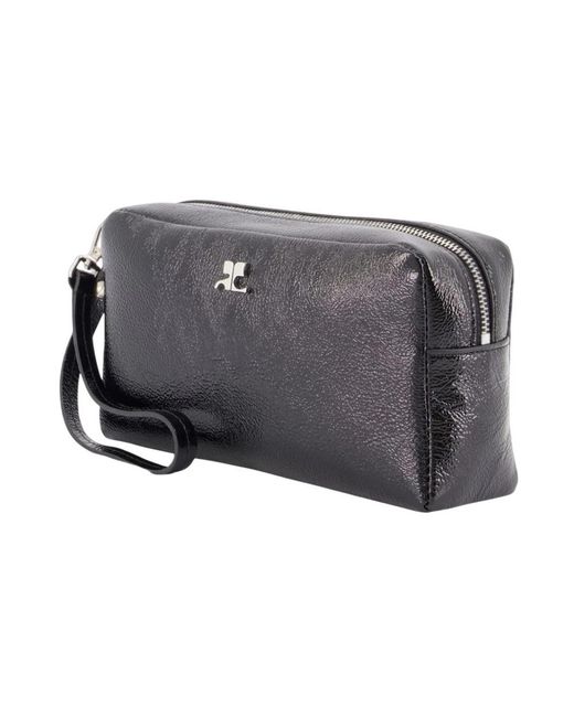 Courreges Black Toilet Bags
