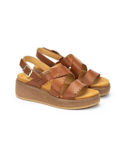 Flat Sandals di Pikolinos in Brown