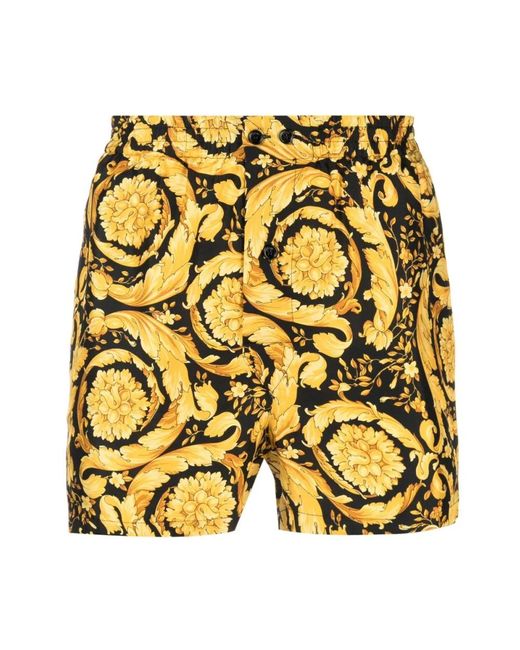Versace Yellow Short Shorts for men