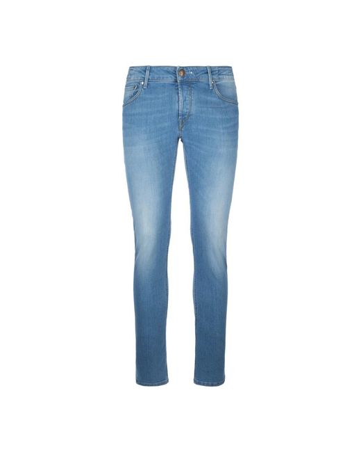 Collezione classica di jeans in denim di Hand Picked in Blue da Uomo