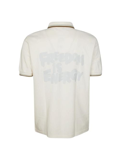 Comme des Garçons White Polo Shirts for men