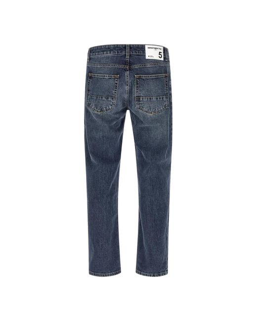 Department 5 Blue Straight Fit Jeans for men
