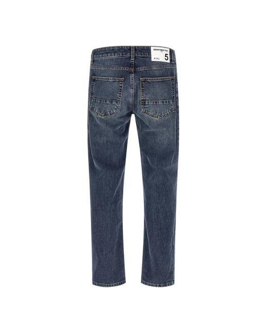 Department 5 Blue Straight Fit Jeans for men