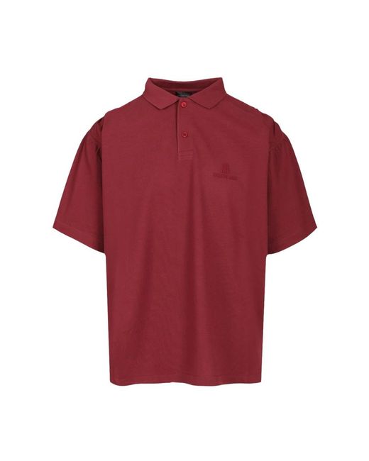 Balenciaga Red Polo Shirts for men
