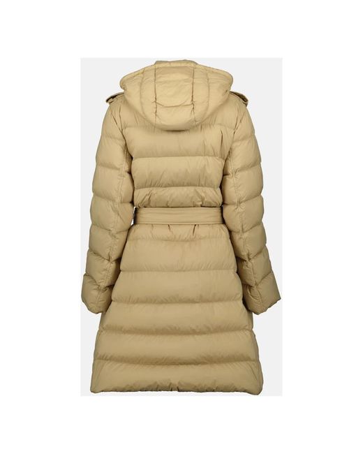 Burberry Jassen ,Lange Pufferjas in het Natural