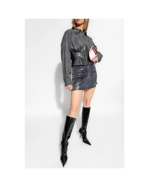 DIESEL Blue Short Skirts