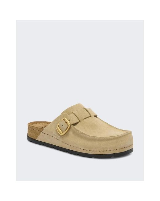 Scholl Natural Bora Moccasin