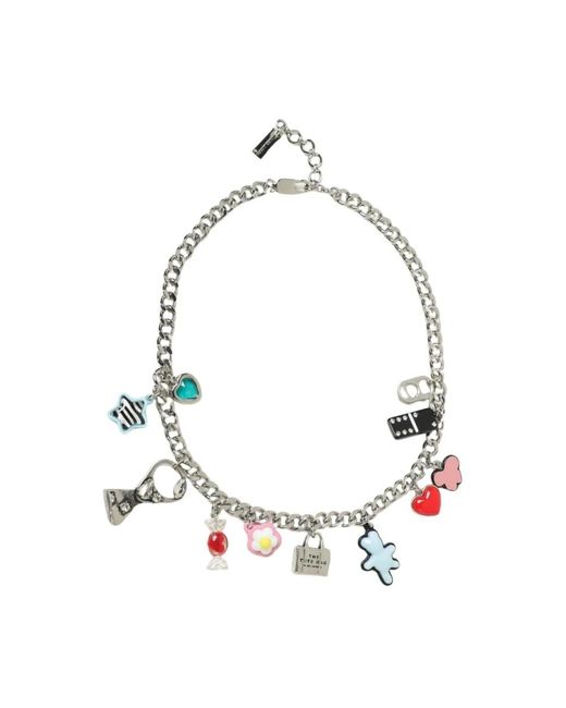 Necklaces di Marc Jacobs in Gray