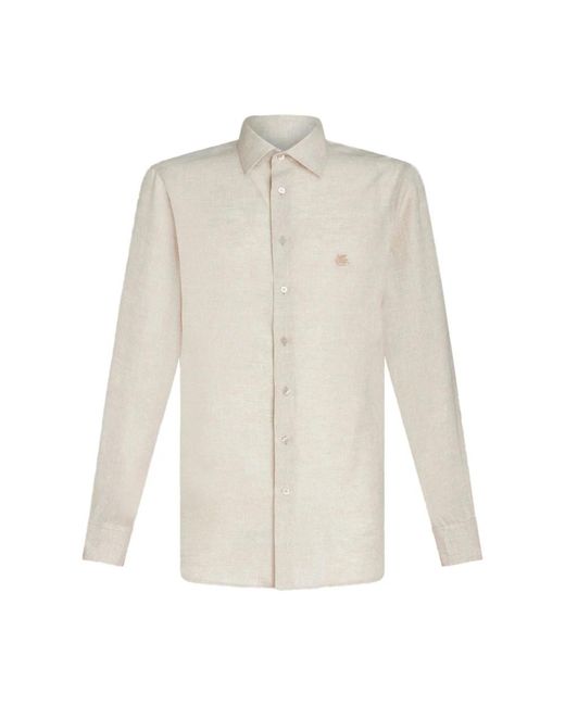 Casual camicie di Etro in White da Uomo