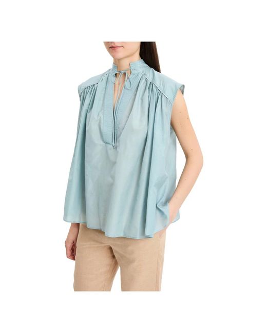 Semicouture Blue Rachel Bluse