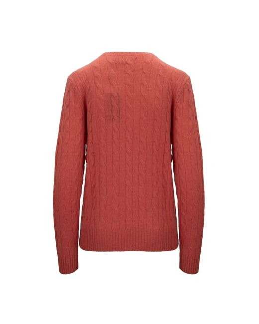 Ralph Lauren Red Round-Neck Knitwear