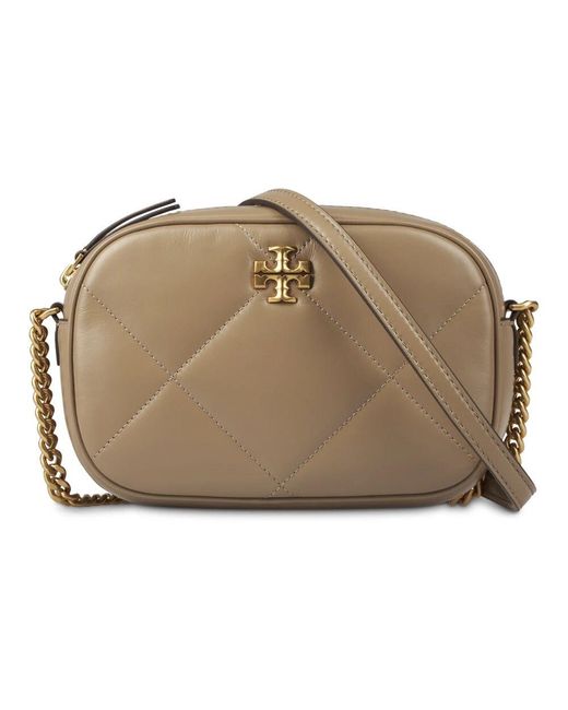Tory Burch Natural Diamant stepp kameratasche