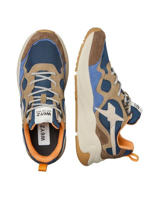 W6yz Blue Sneakers for men