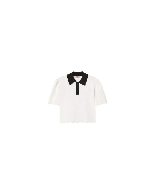 Twinset White Polo Shirts