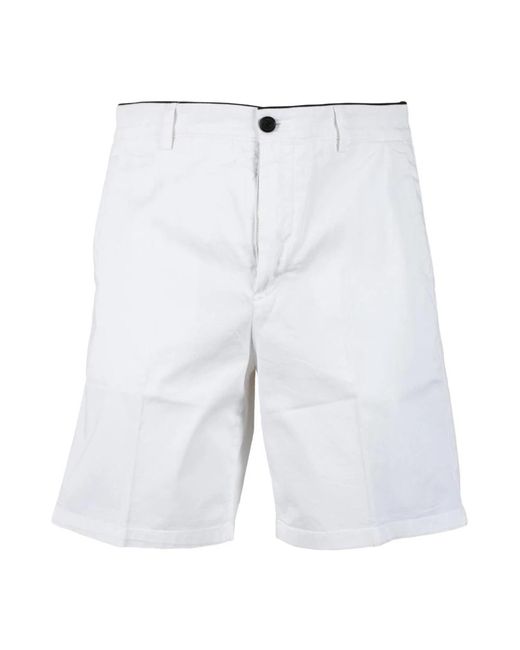 Department 5 White Casual Shorts for men