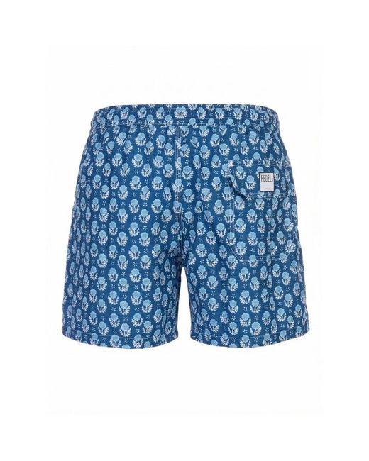 Fedeli Blue Beachwear for men