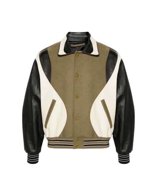 ANDERSSON BELL Green Bomber Jackets for men