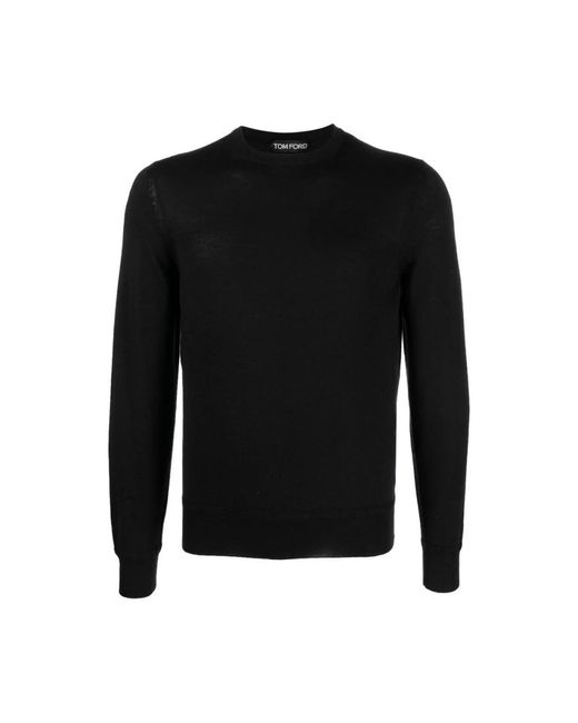 Knitwear > round-neck knitwear Tom Ford pour homme en coloris Black