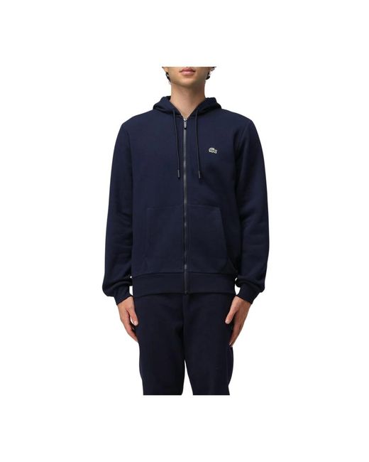 Lacoste Blue Zip-Throughs for men