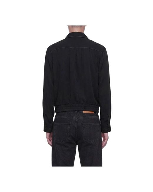 Bomber Jackets Second/Layer de hombre de color Black