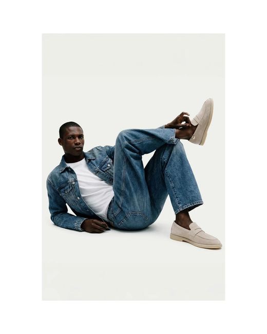 Voile Blanche White Loafers for men
