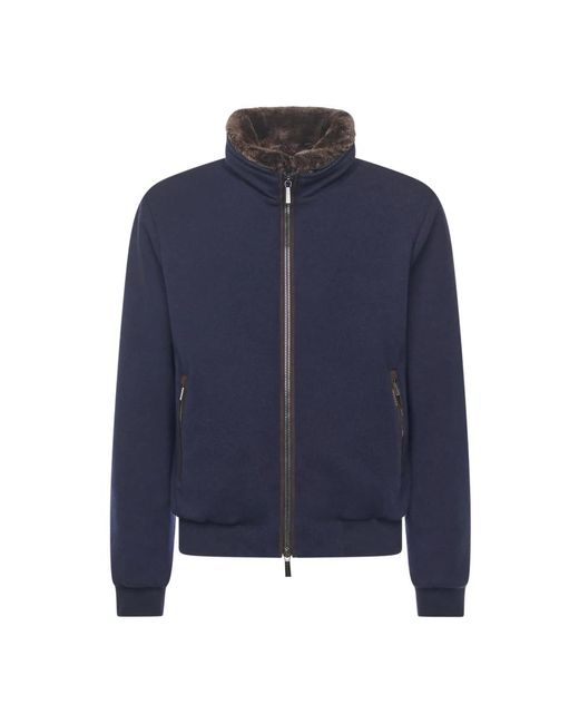 Moorer Blue Winter Jackets for men