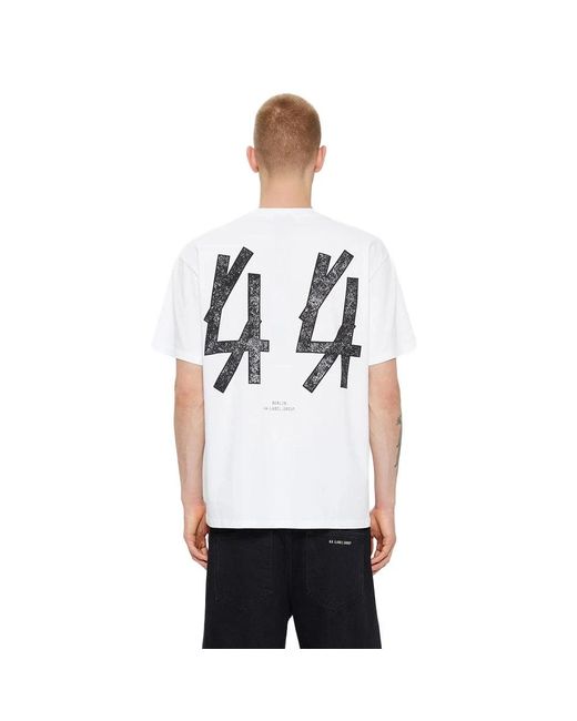 44 Label Group Tee Blacklisted in het White voor heren