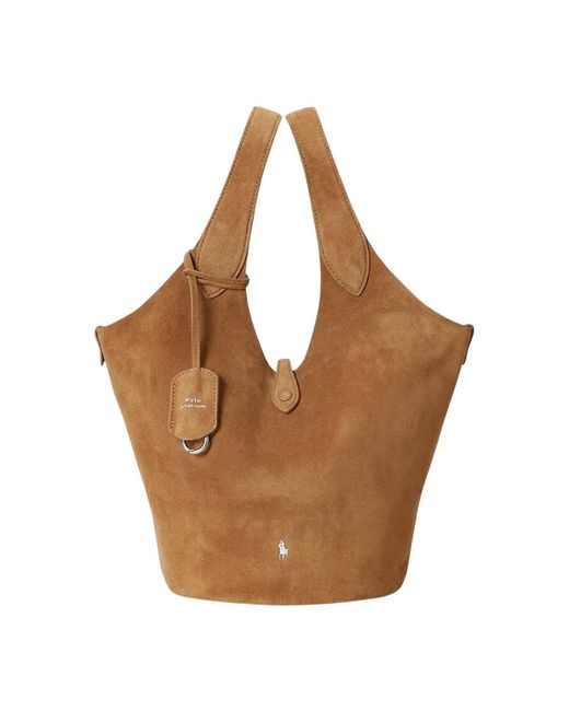 Polo Ralph Lauren Brown Bucket Bags