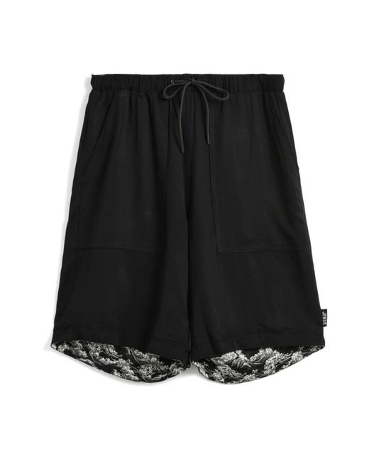 Taion Black Casual Shorts for men