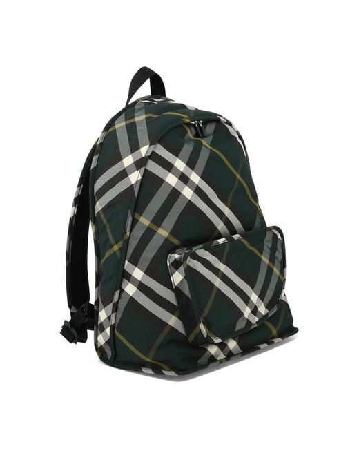Burberry Green Backpacks
