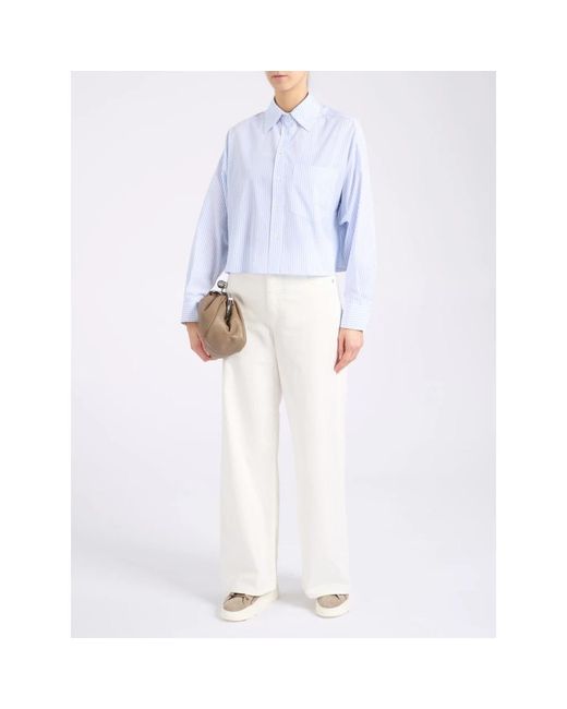 Weekend by Maxmara Blue Shirts