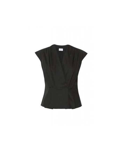 Marella Tops Mouwloze Tops in het Black