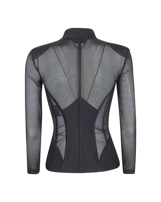 Elisabetta Franchi Blue Light Jackets