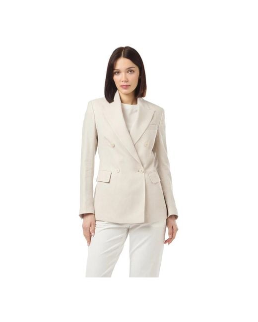 Eleventy White Blazers