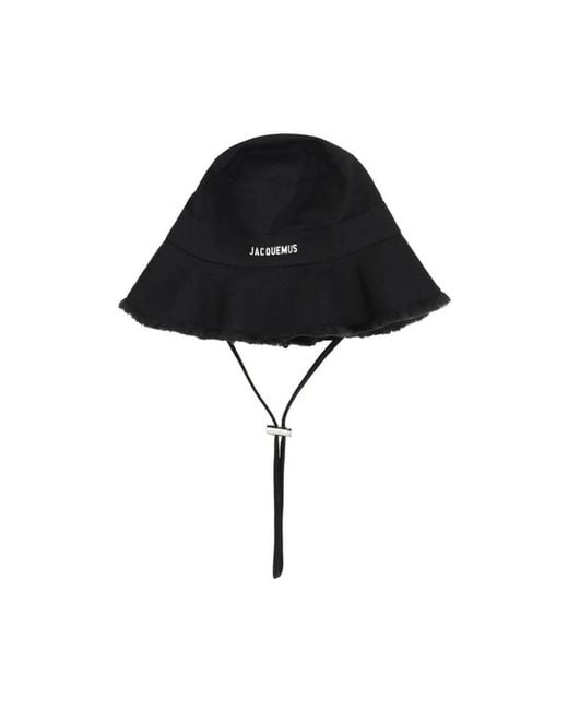 Jacquemus Black Le Bob Bucket Hat