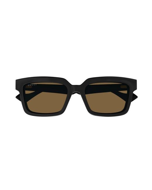Gucci Accessoires ,Zwart ,Magnetische Clip-On Zonnebril in het Black voor heren